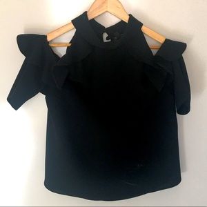 Topshop cold shoulder top
